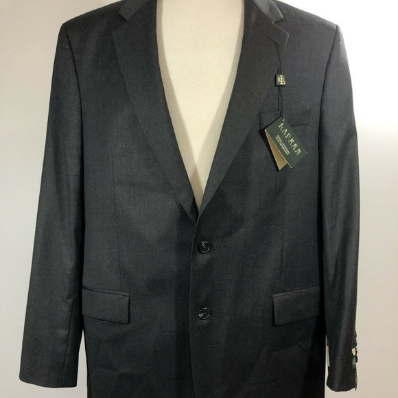 Lauren Ralph Lauren Total Comfort Gray Blazer 46L - Picture 1 of 8